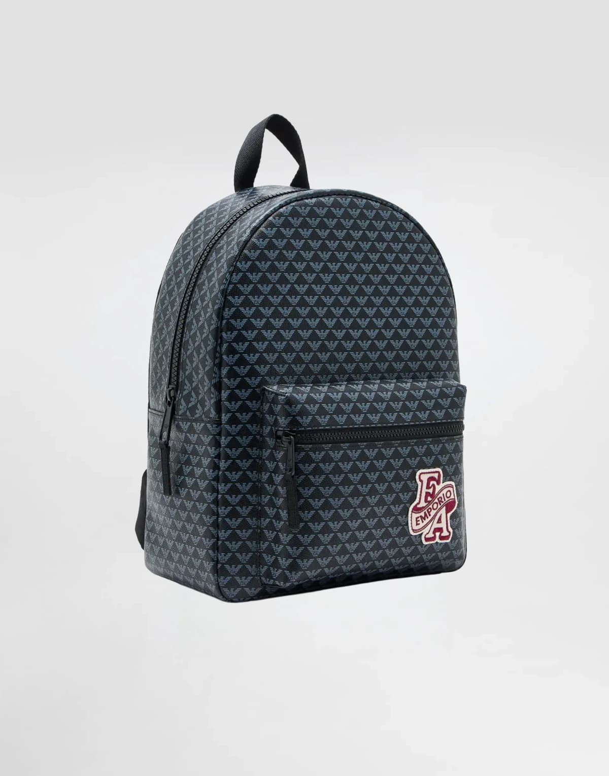 Emporio Armani Kids Backpack with Plaid Pattern - 3