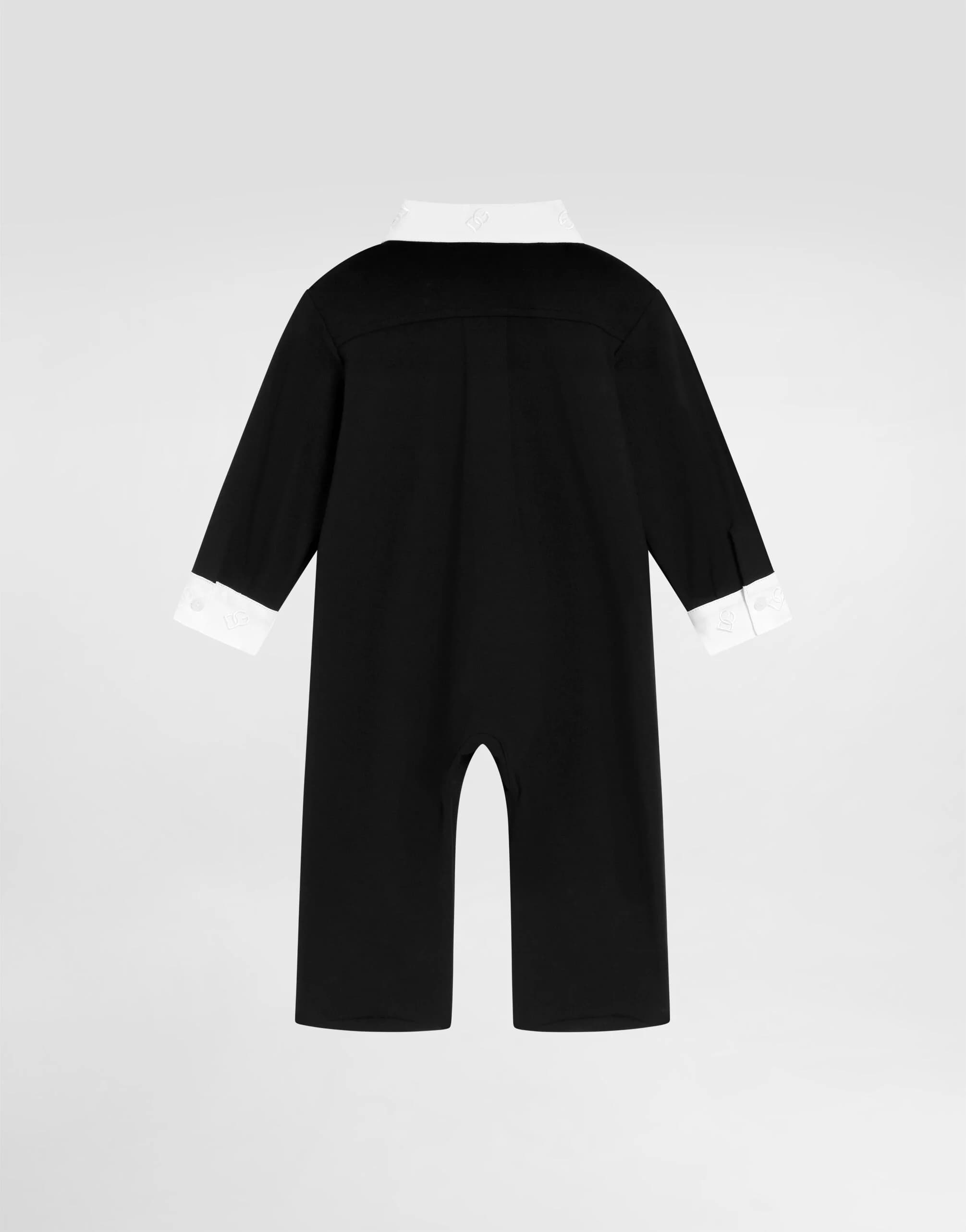 Dolce & Gabbana Kids Body interlock dla niemowląt z haftowaną muszką - 2