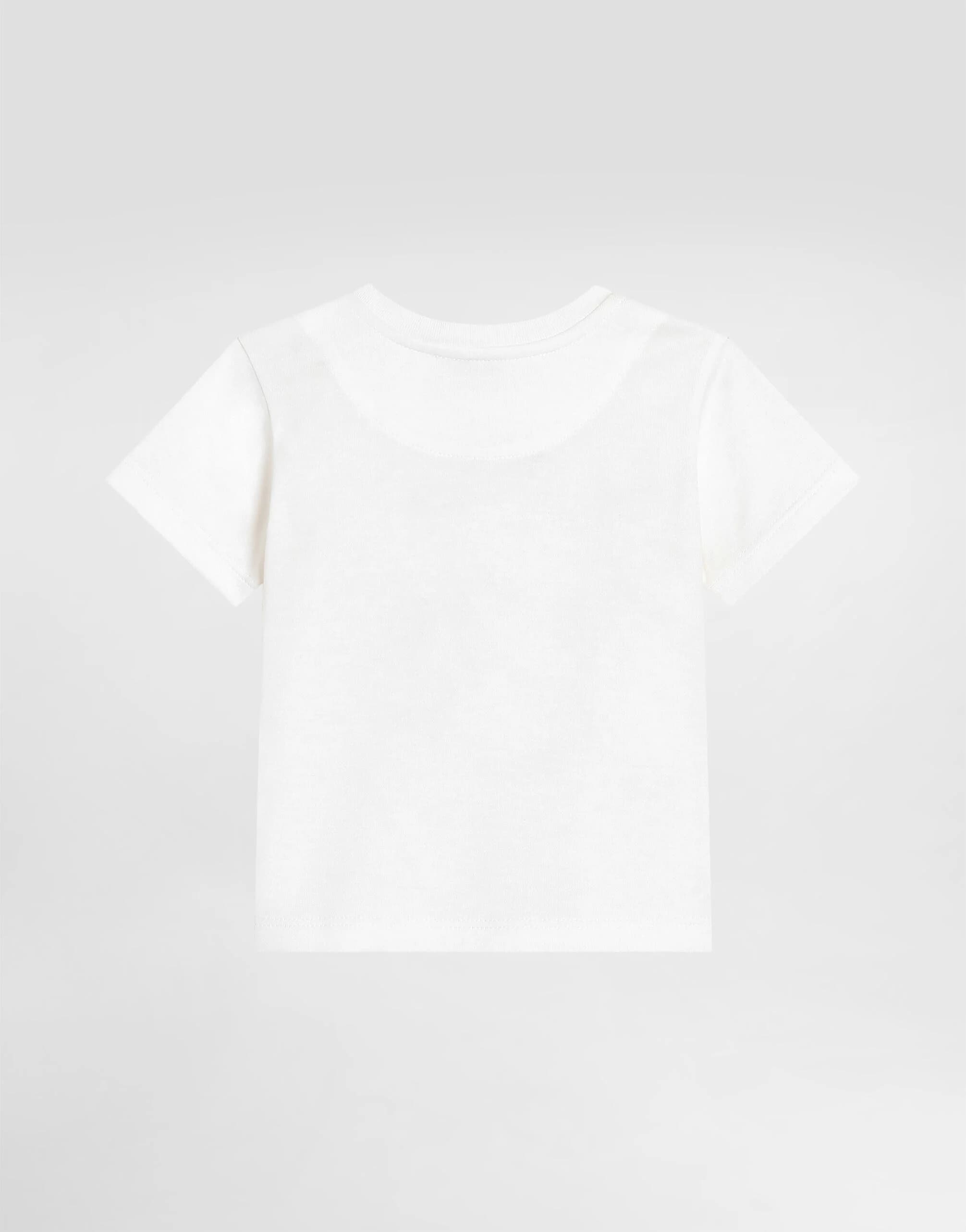 Бавовняна футболка Dolce & Gabbana Kids з леопардовим принтом та нашивкою DG - 2