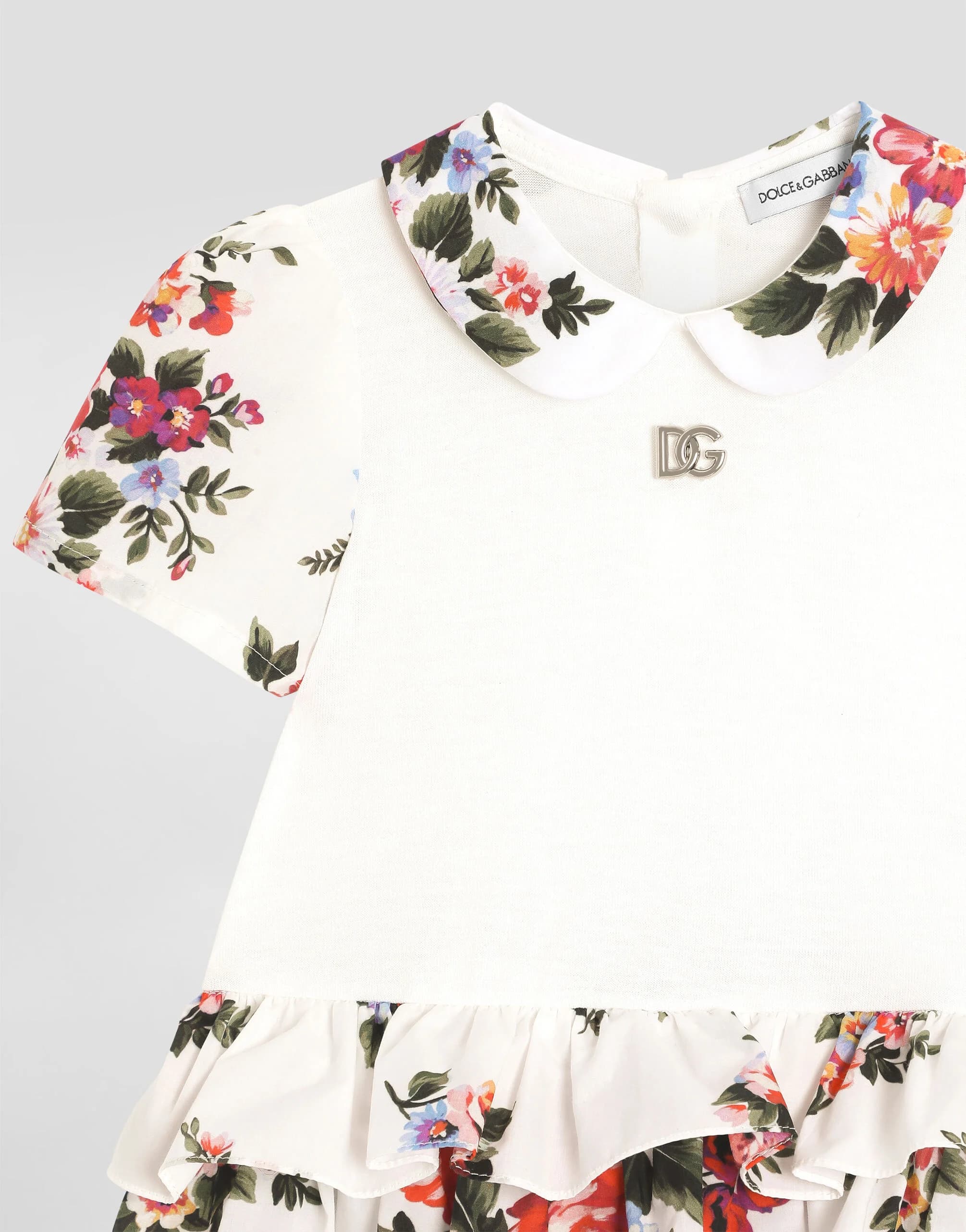 Kombinezon Dolce & Gabbana Kids z nadrukiem w kwiaty - 3