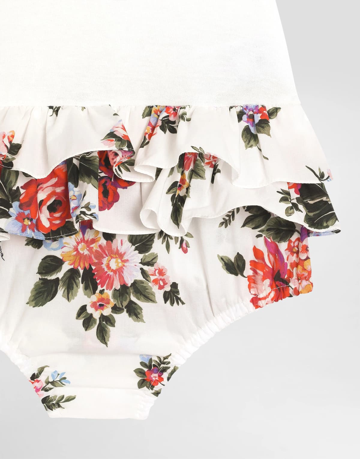 Kombinezon Dolce & Gabbana Kids z nadrukiem w kwiaty - 4