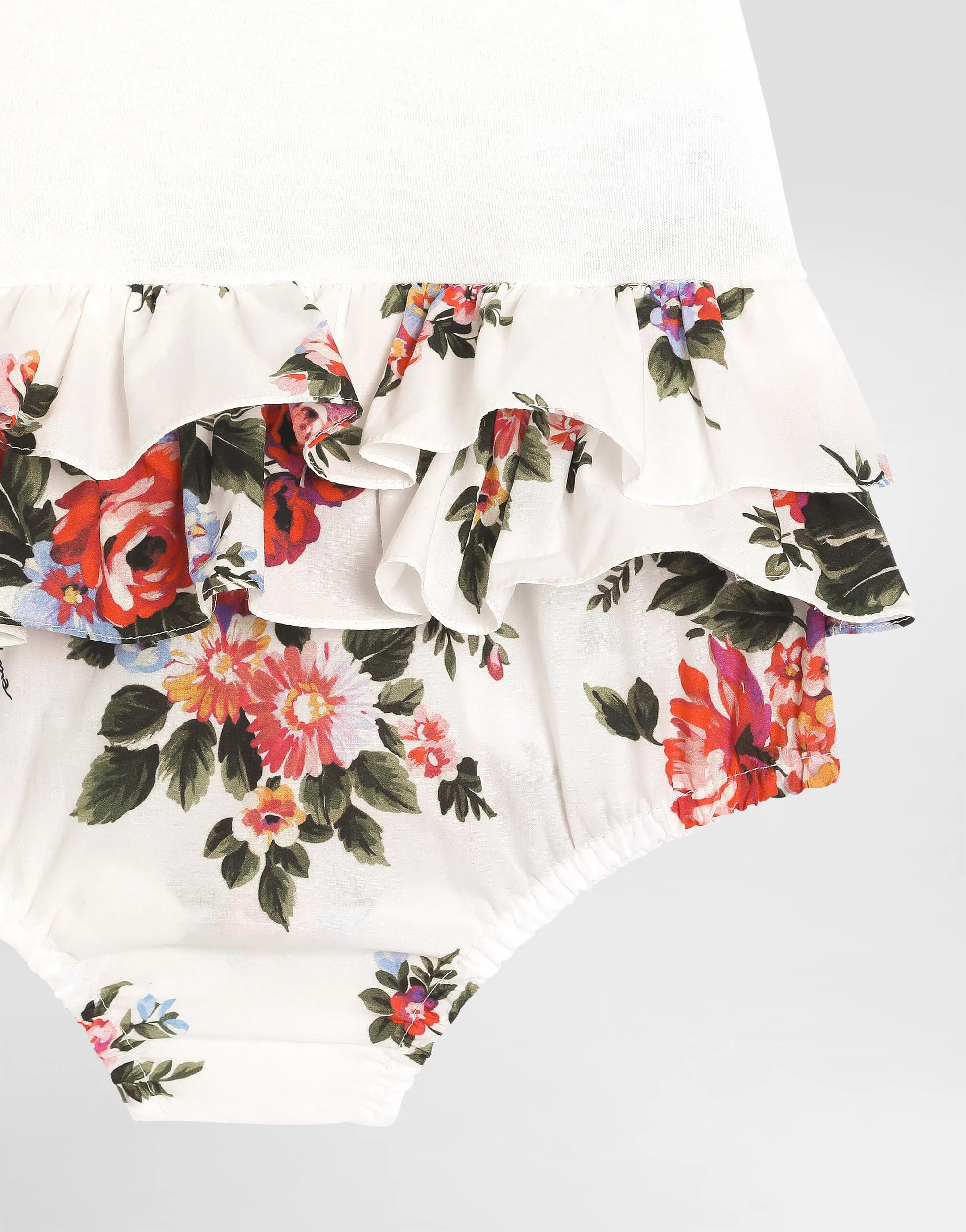 Kombinezon Dolce & Gabbana Kids z nadrukiem w kwiaty - 4