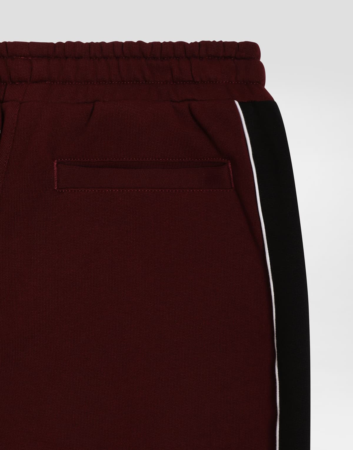 Bawełniane spodnie dresowe Dolce & Gabbana Kids z dzianinowymi ściągaczami przy mankietach - 4