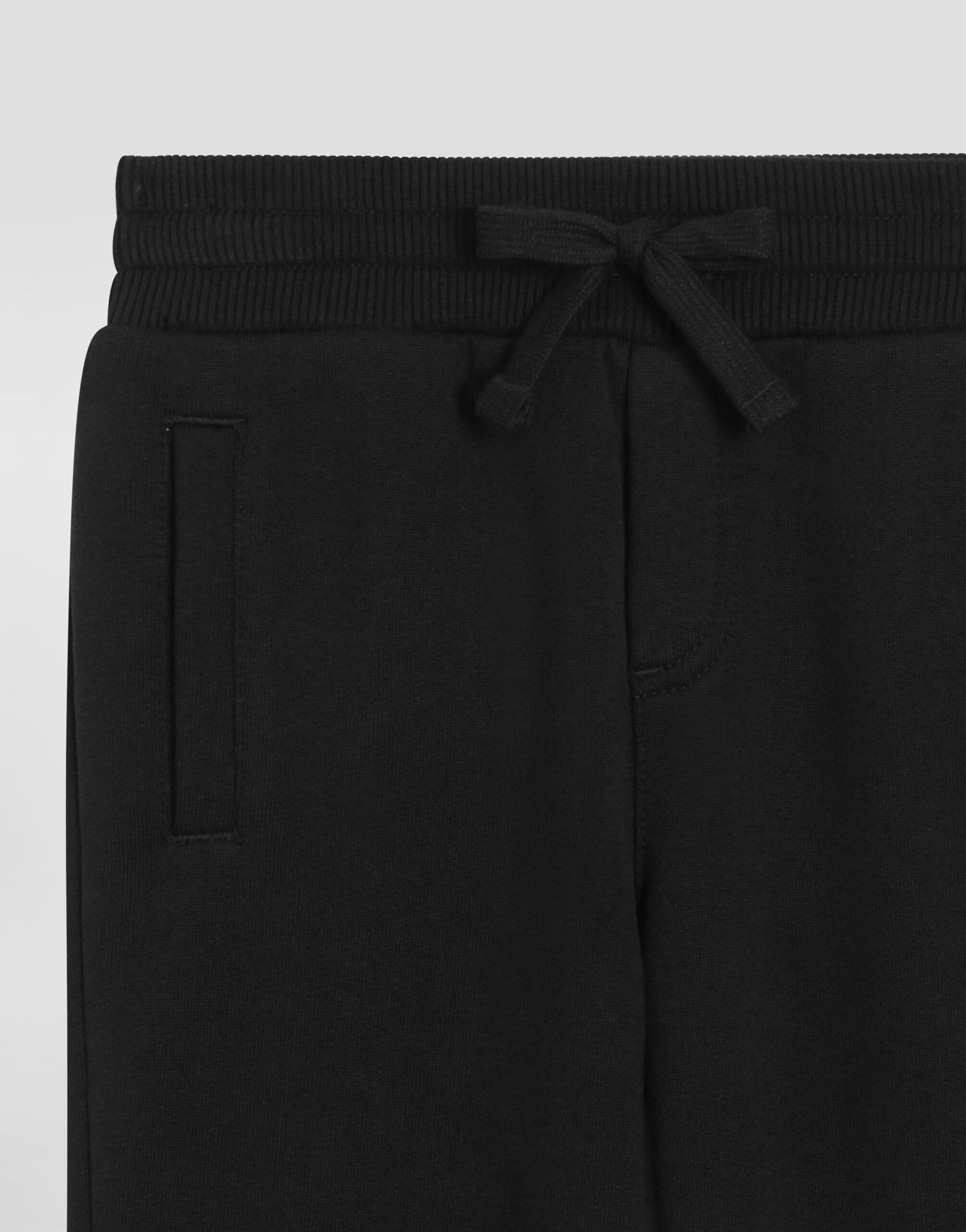 Бавовняні джогери Dolce & Gabbana Kids з логотипом DG - 3