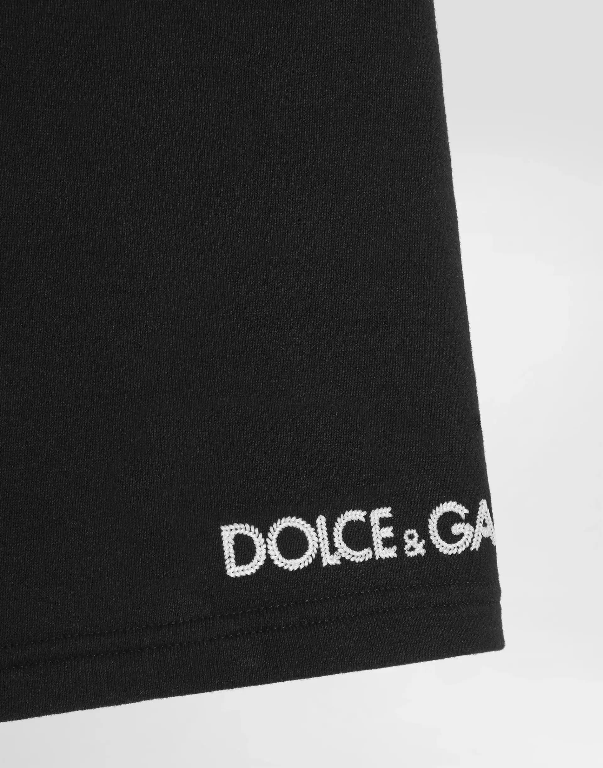 Dolce & Gabbana Kids Дитячі спортивні флісові шорти з вишивкою DG - 5