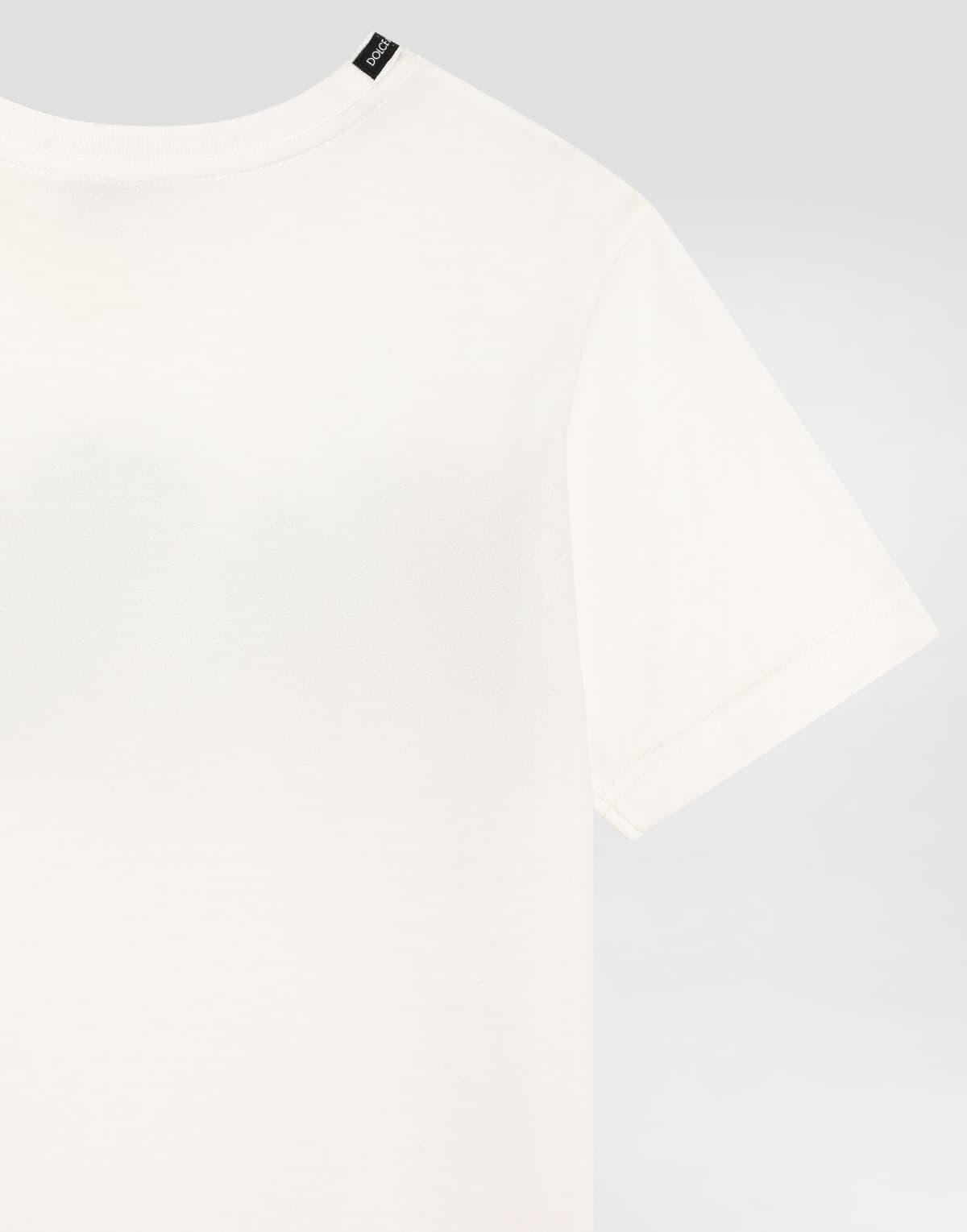 Bawełniany T-shirt Dolce & Gabbana Kids z naszywką Dolce&Gabbana - 4
