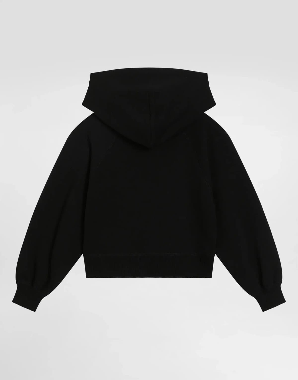 Dolce & Gabbana Kids дитяча оверсайз толстовка з капюшоном із логотипом DG та стразами - 3