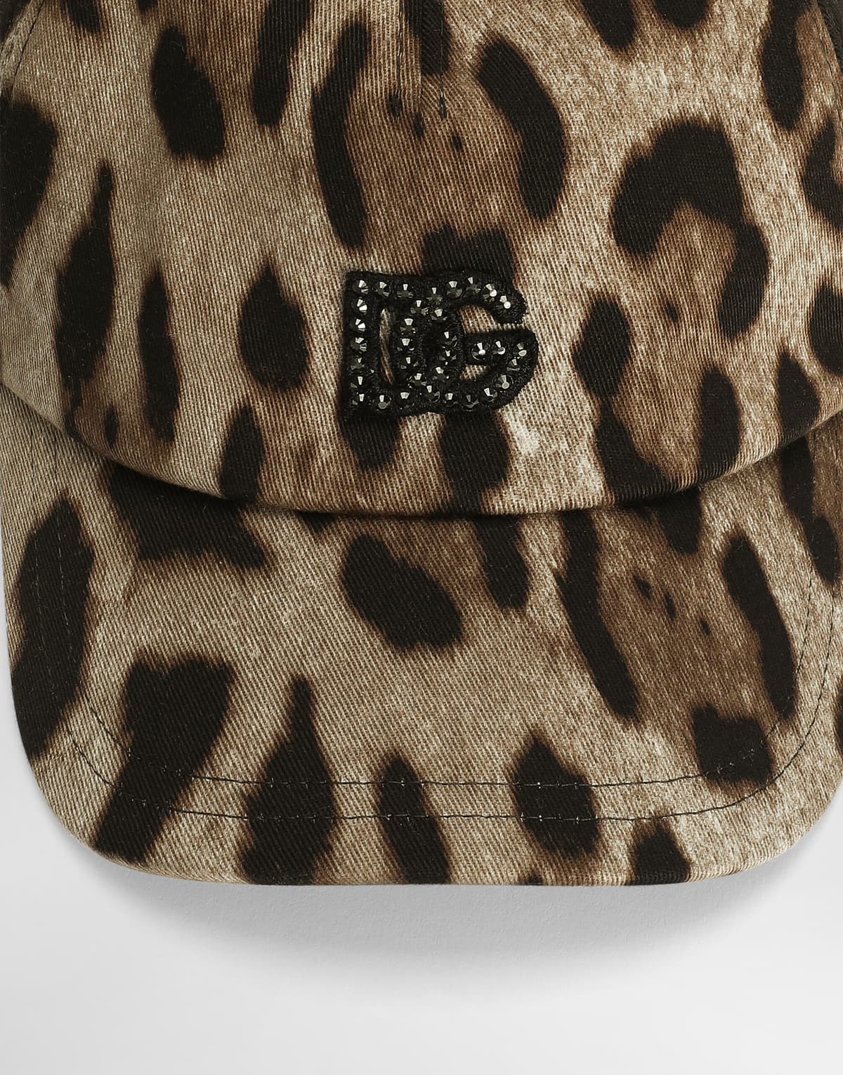 Dolce & Gabbana Kids Leopard-Print Cotton Baseball Hat - 3