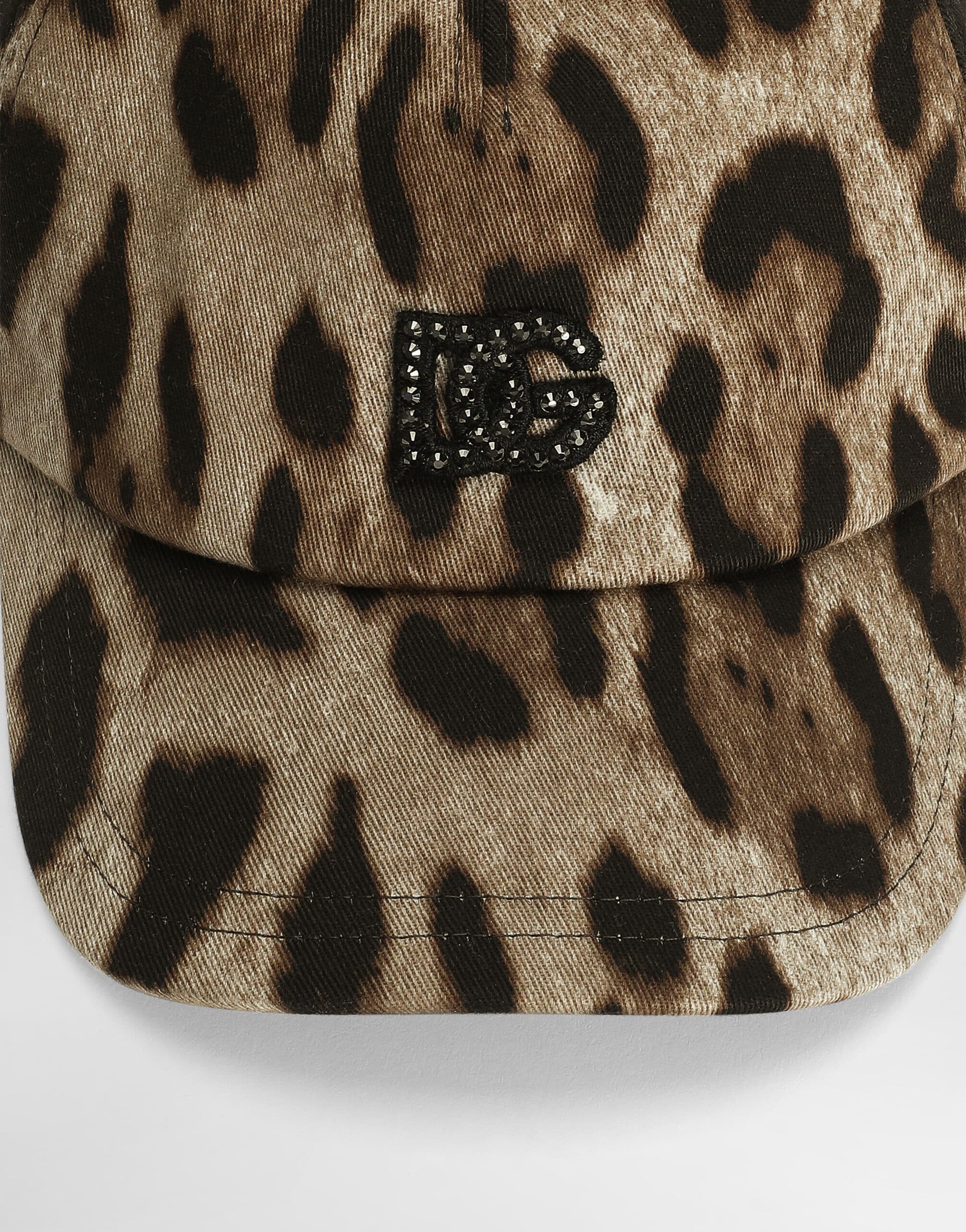 Czapka z daszkiem Dolce & Gabbana Kids w panterkę - 3