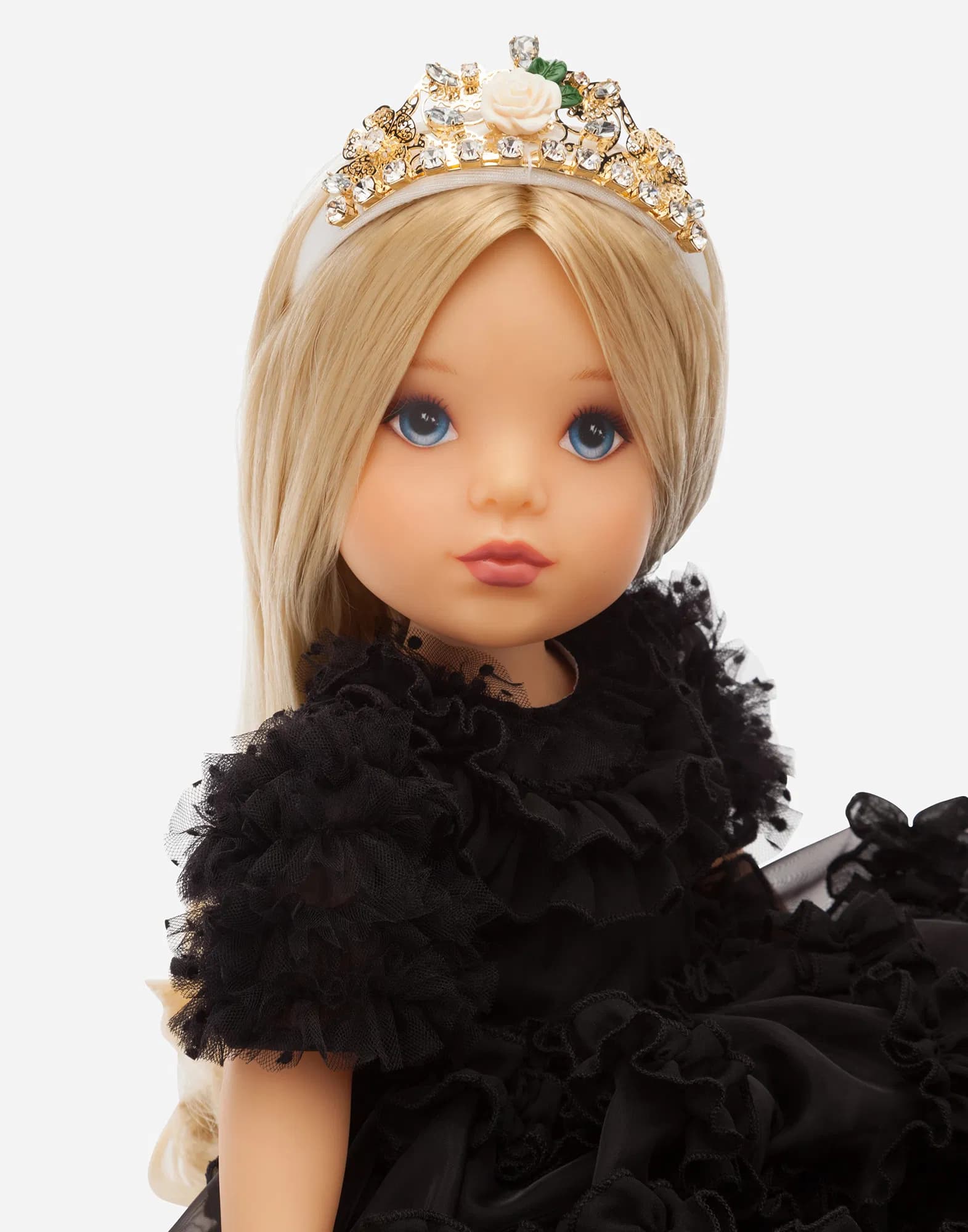 Лялька Dolce&Gabbana Kids у сукні з органзи - 2
