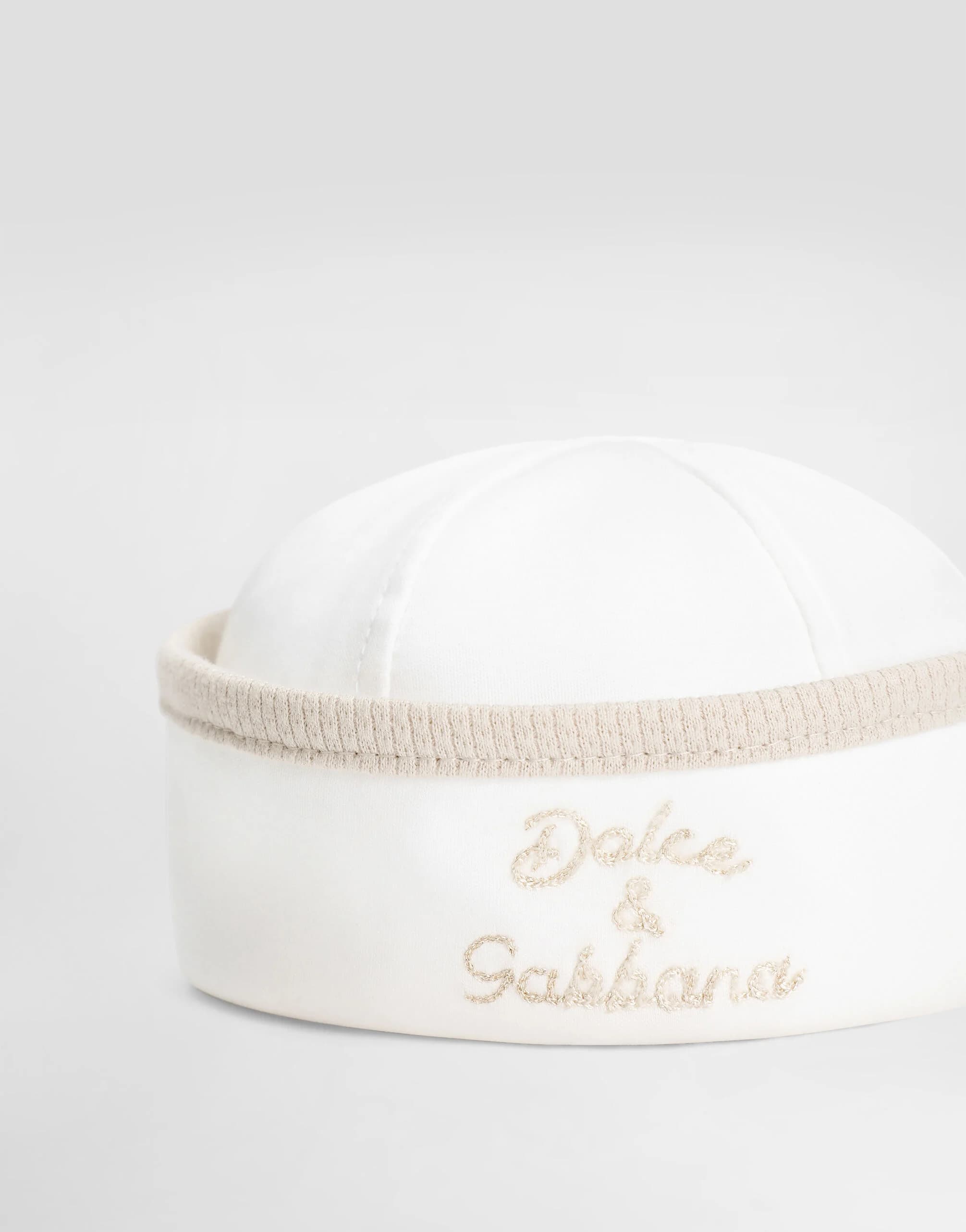 Bawełniany kapelusz typu bucket Dolce & Gabbana Kids z haftem Dolce&Gabbana - 3