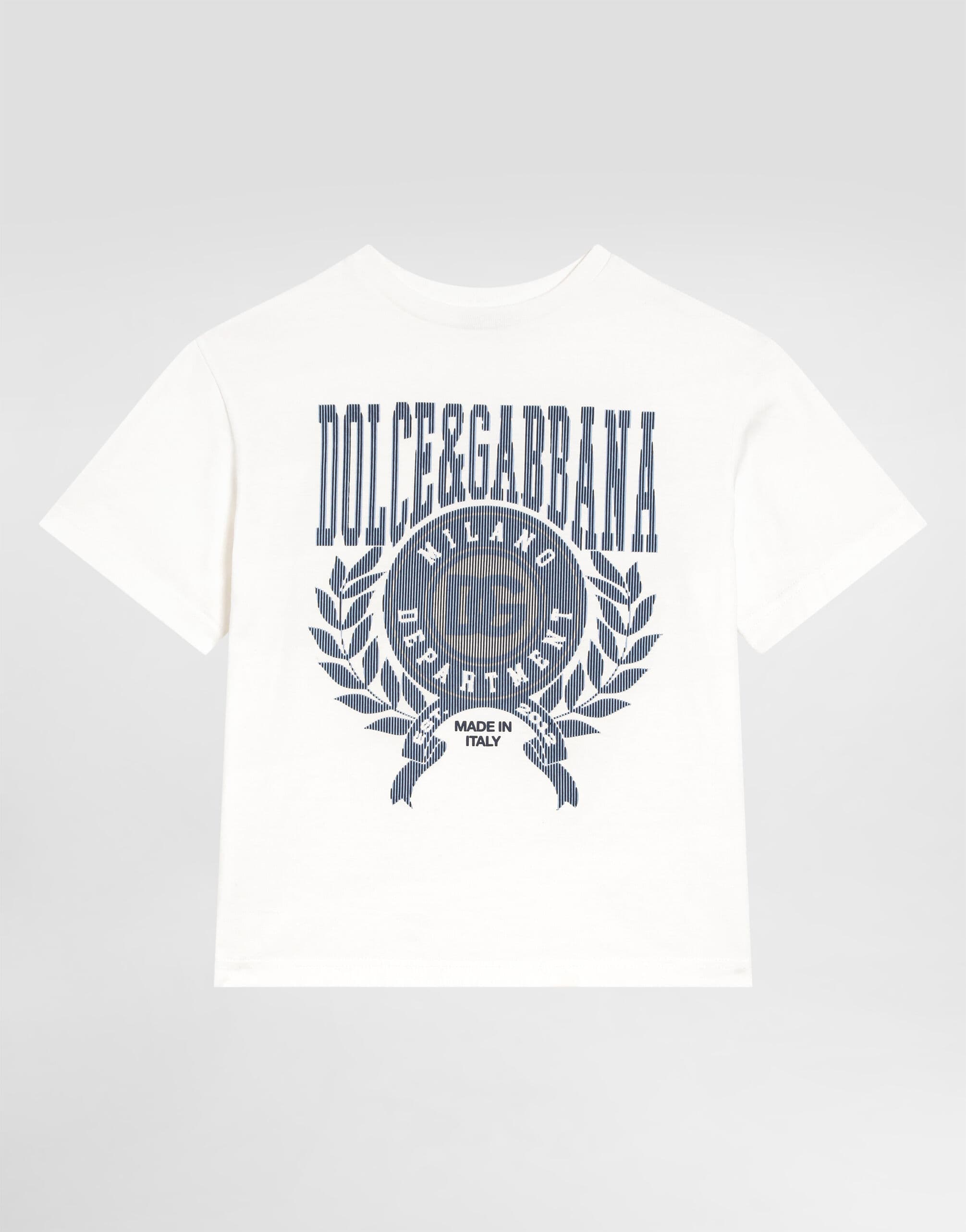 Dolce & Gabbana Kids dziecięcy T-shirt z nadrukiem Dolce&Gabbana - 1