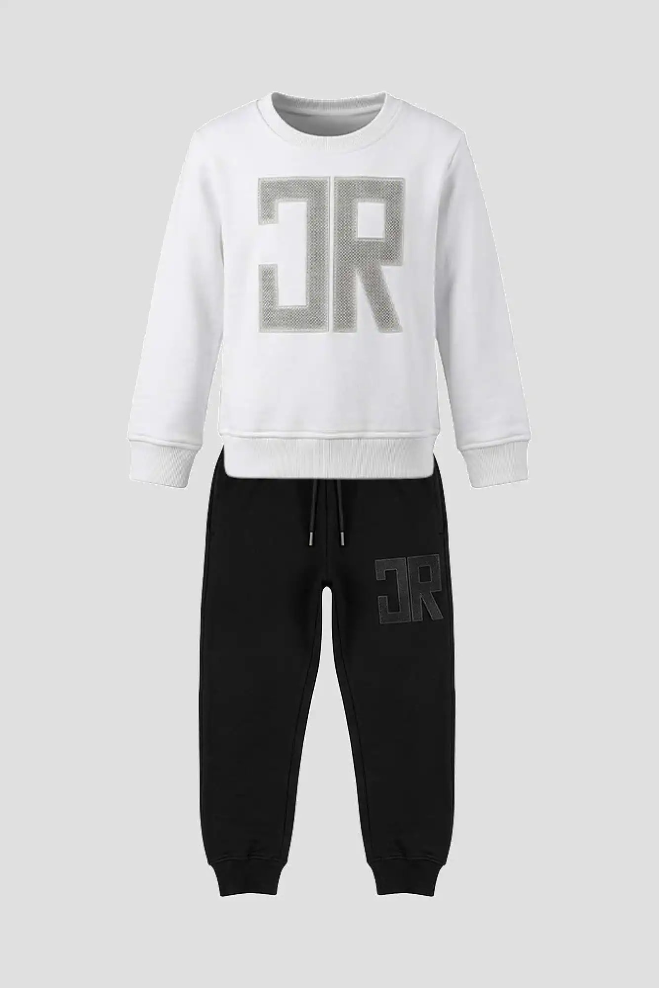 John Richmond Junior dziecięcy zestaw dresowy z logo JR Nolvar