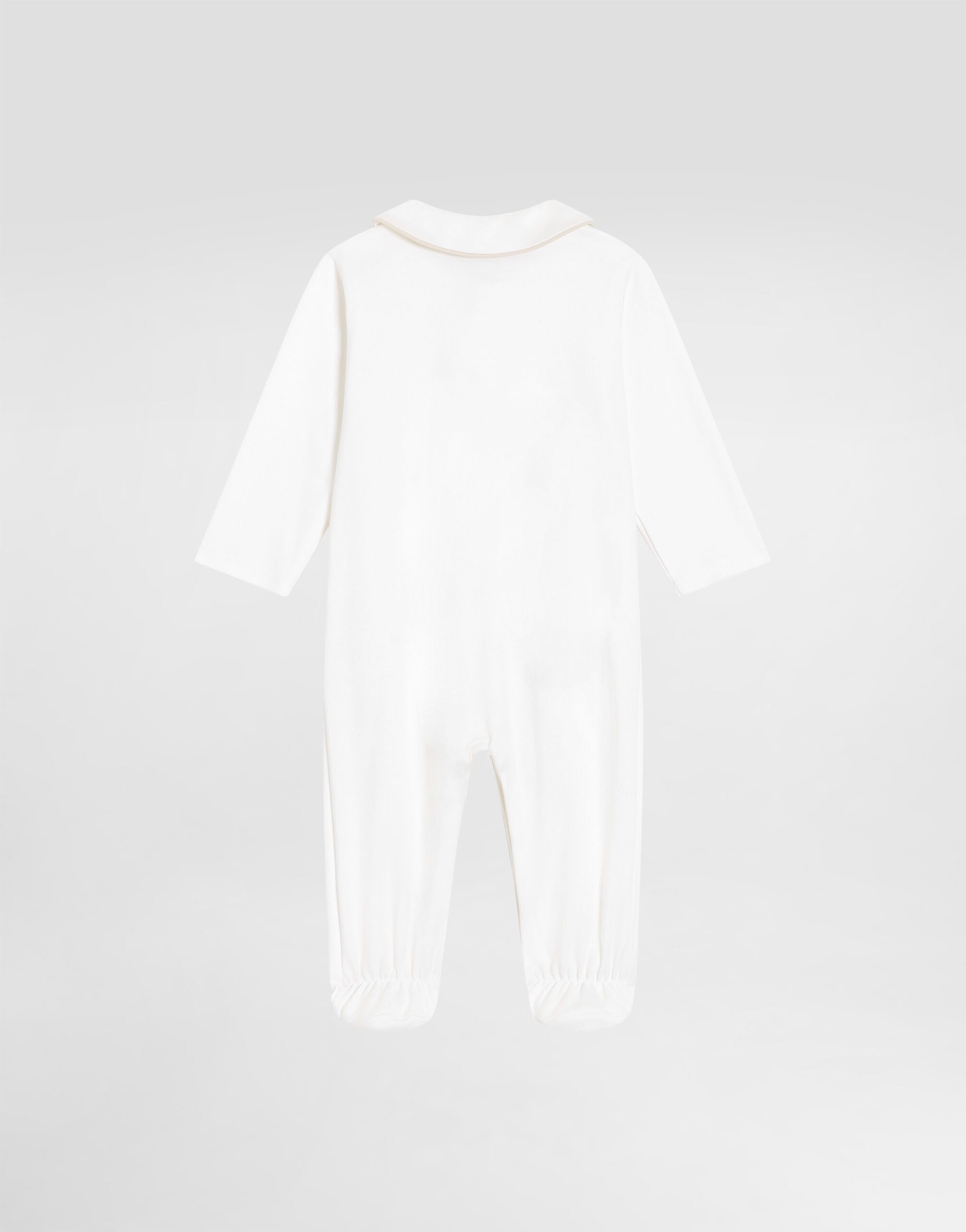 Dolce & Gabbana Kids Dziecięcy 3-częściowy zestaw prezentowy z interloku z haftem łańcuszkowym