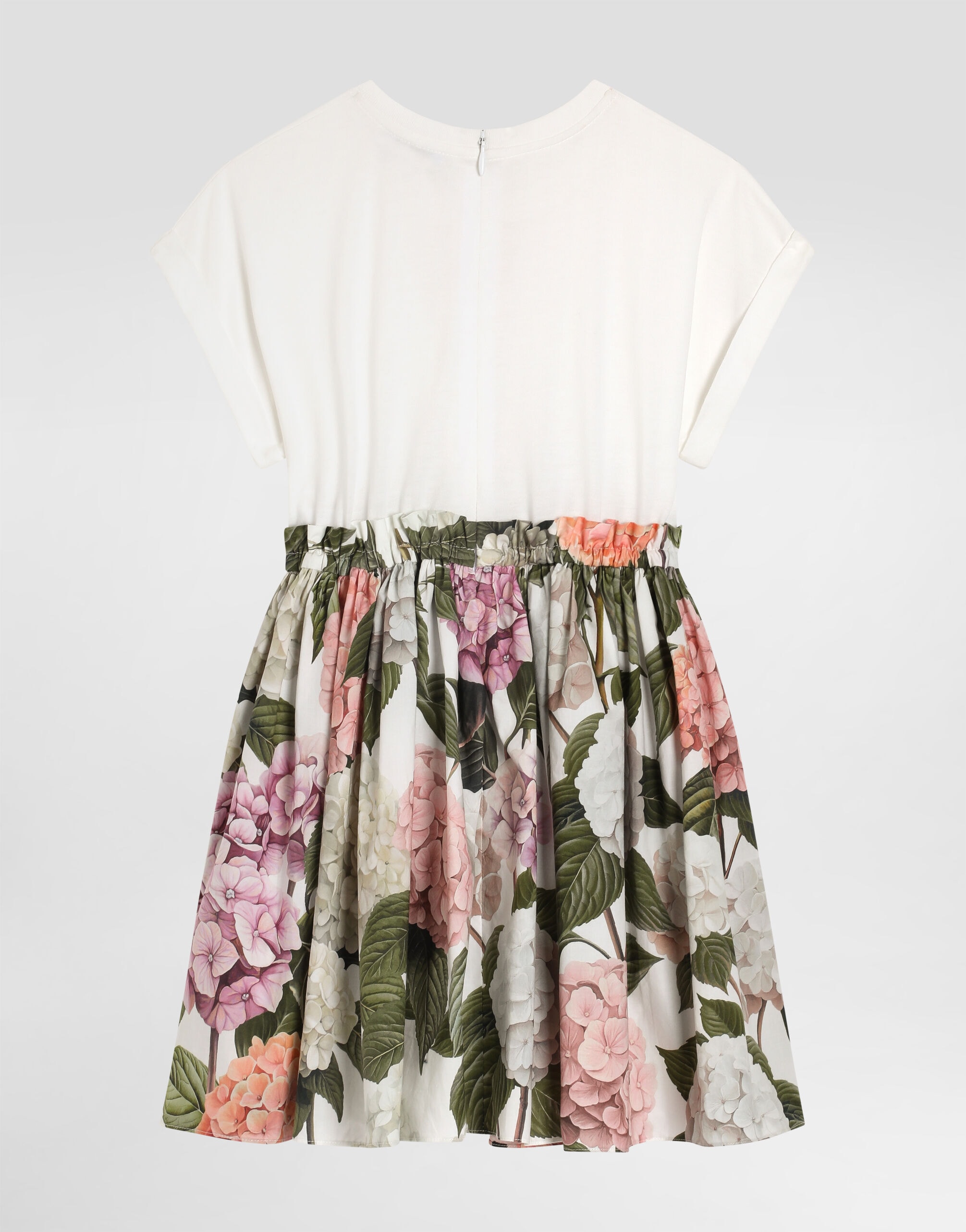 Dolce & Gabbana Kids' Hydrangea-Print Jersey Dress