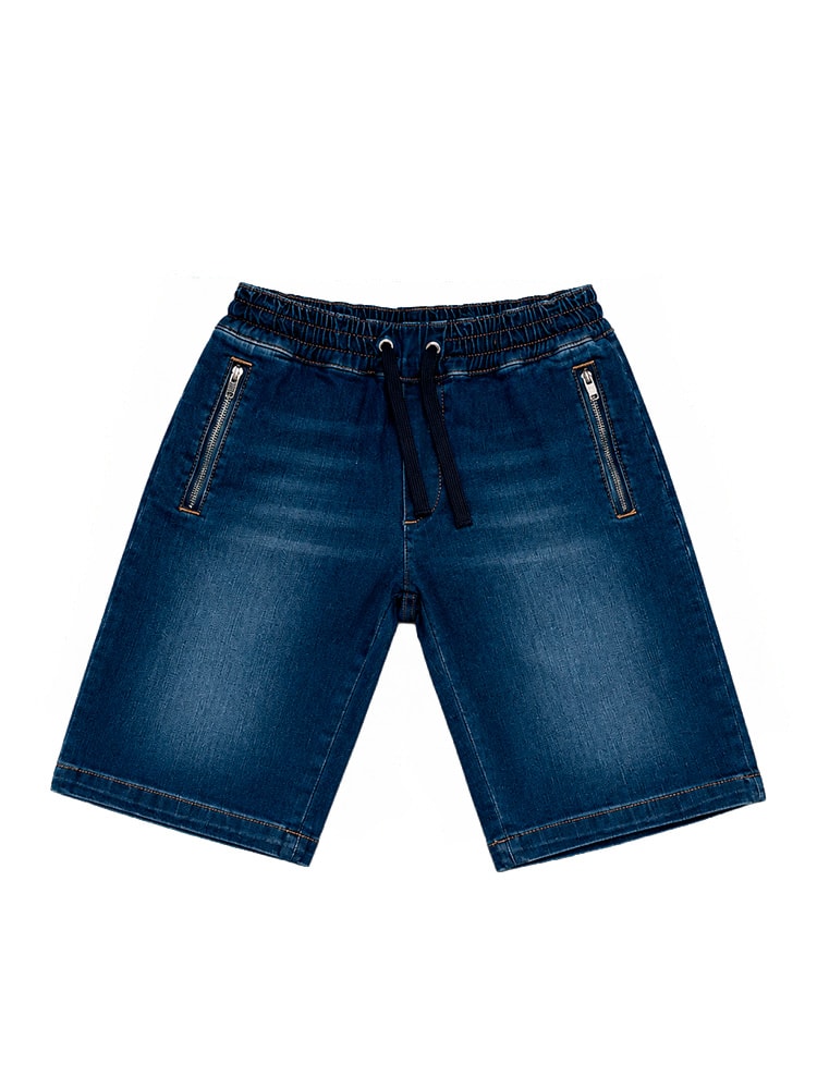 Dolce & Gabbana Kids Drawstring Denim Shorts 