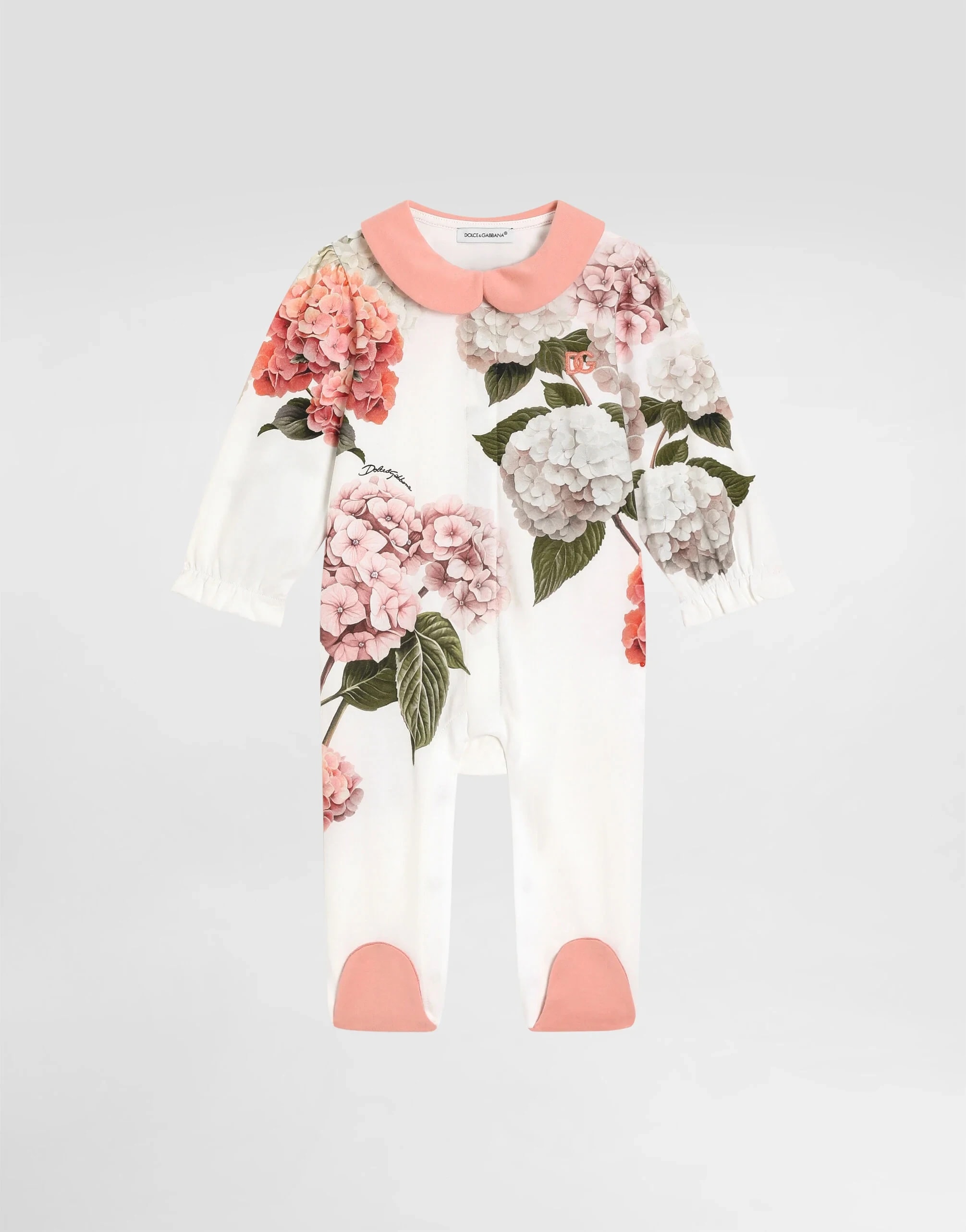 Dolce & Gabbana Kids noworodkowy 3-częściowy zestaw prezentowy z gładkiego jerseyu