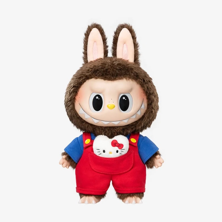POP MART The Monsters Hello Kitty Vinyl Plush Doll – Duża Kolekcjonerska Maskotka Labubu x Sanrio (38 cm)