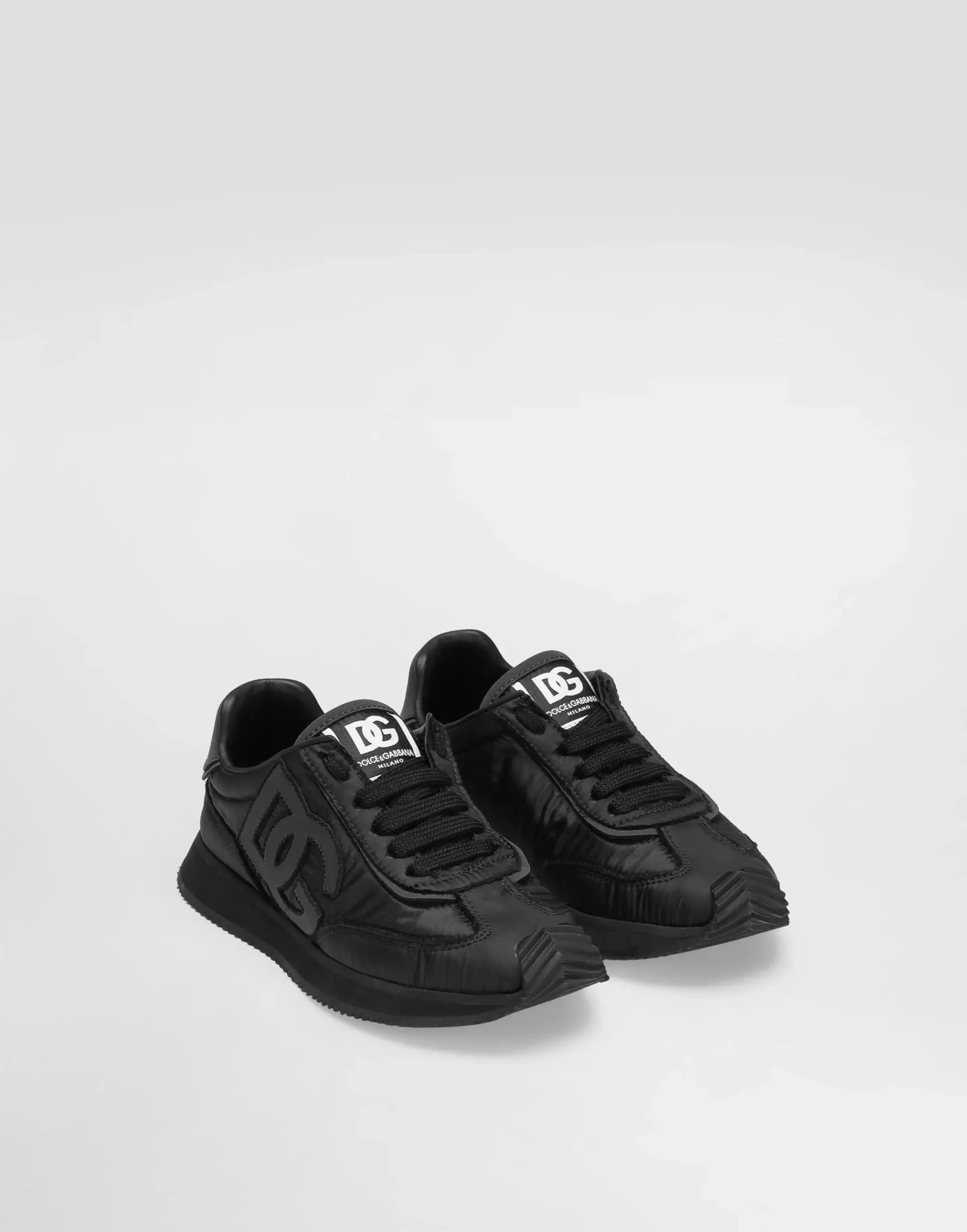 Dolce & Gabbana Kids Sneakers in nylon and nappa calfskin