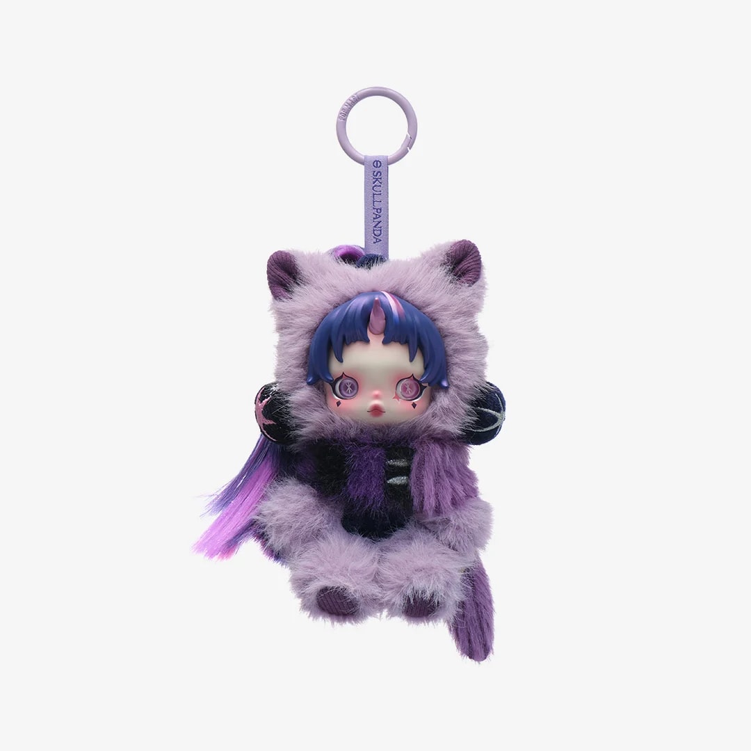 POP MART Skullpanda x My Little Pony Series Plush Doll Pendant – Uroczy brelok-niespodzianka