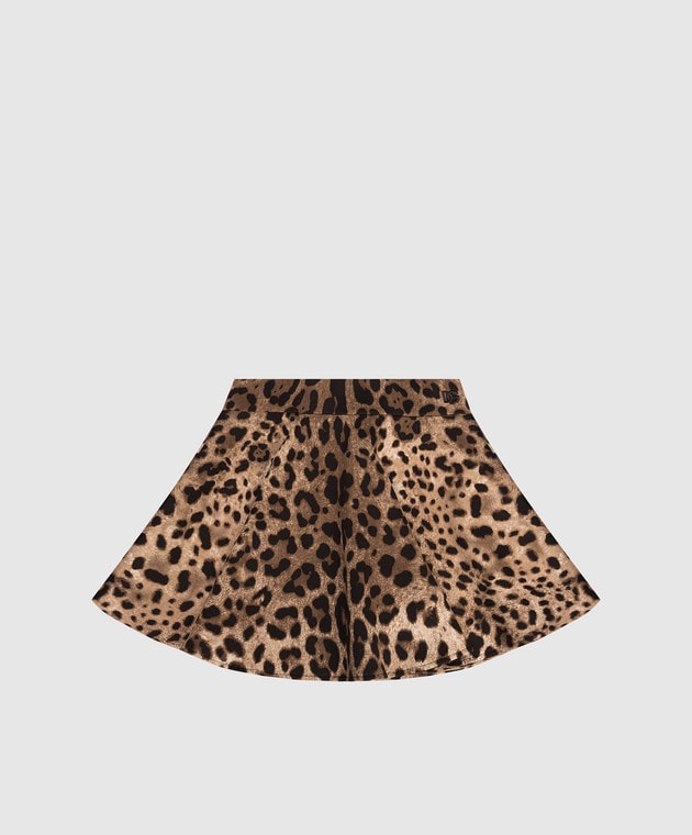 Spódnica Dolce & Gabbana Kids w panterkę