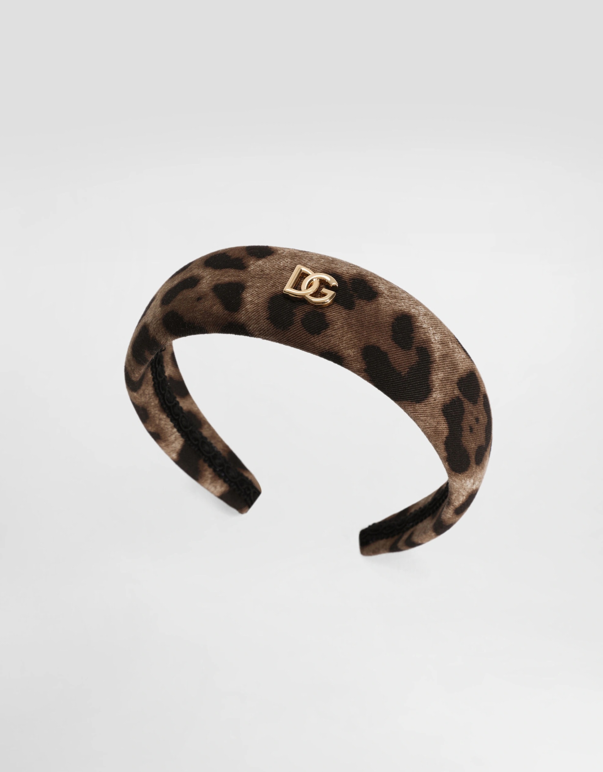 Обруч для волосся Dolce & Gabbana Kids з леопардовим принтом