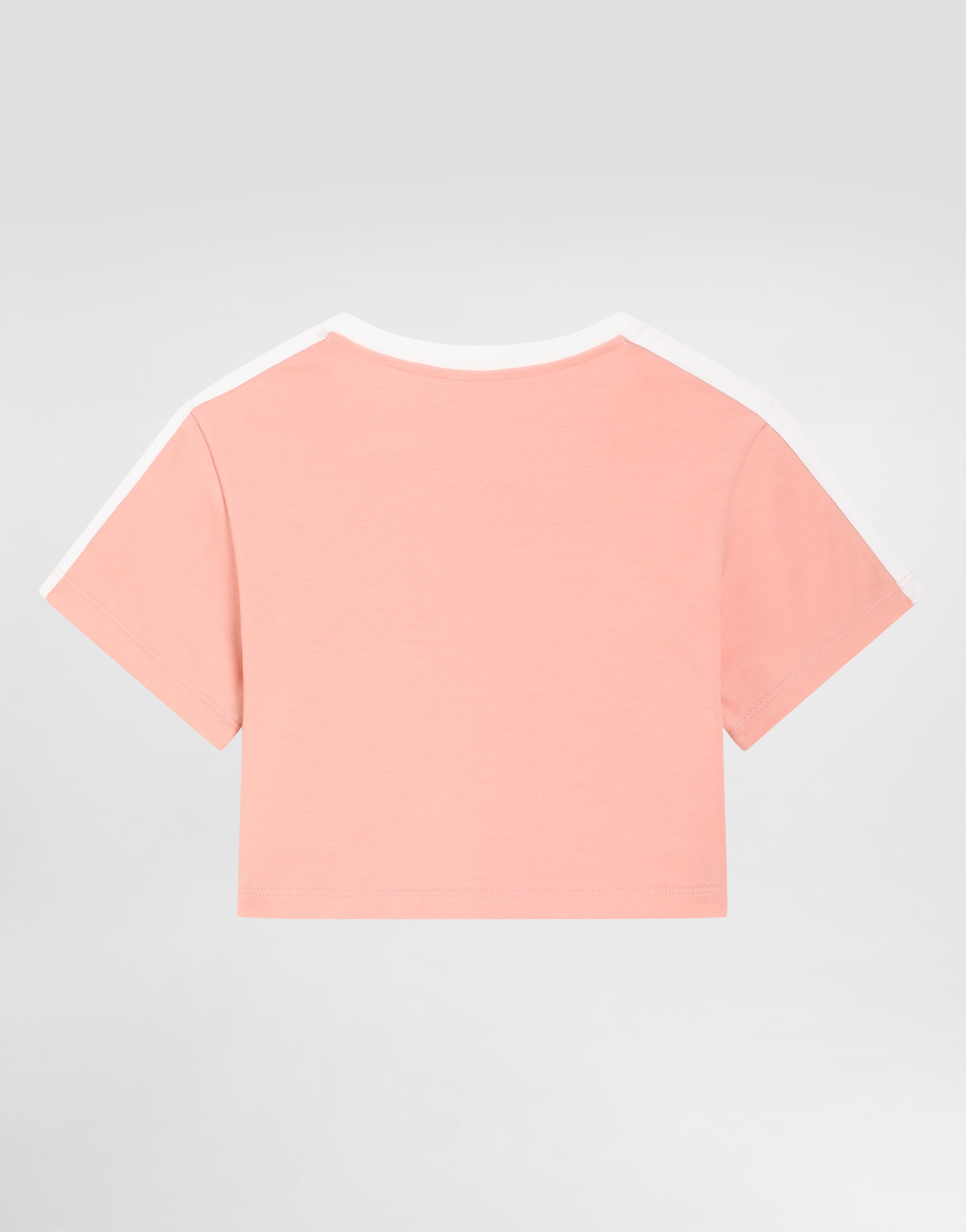 Dolce & Gabbana Kids Дитяча футболка джерсі з принтом (для дівчаток)