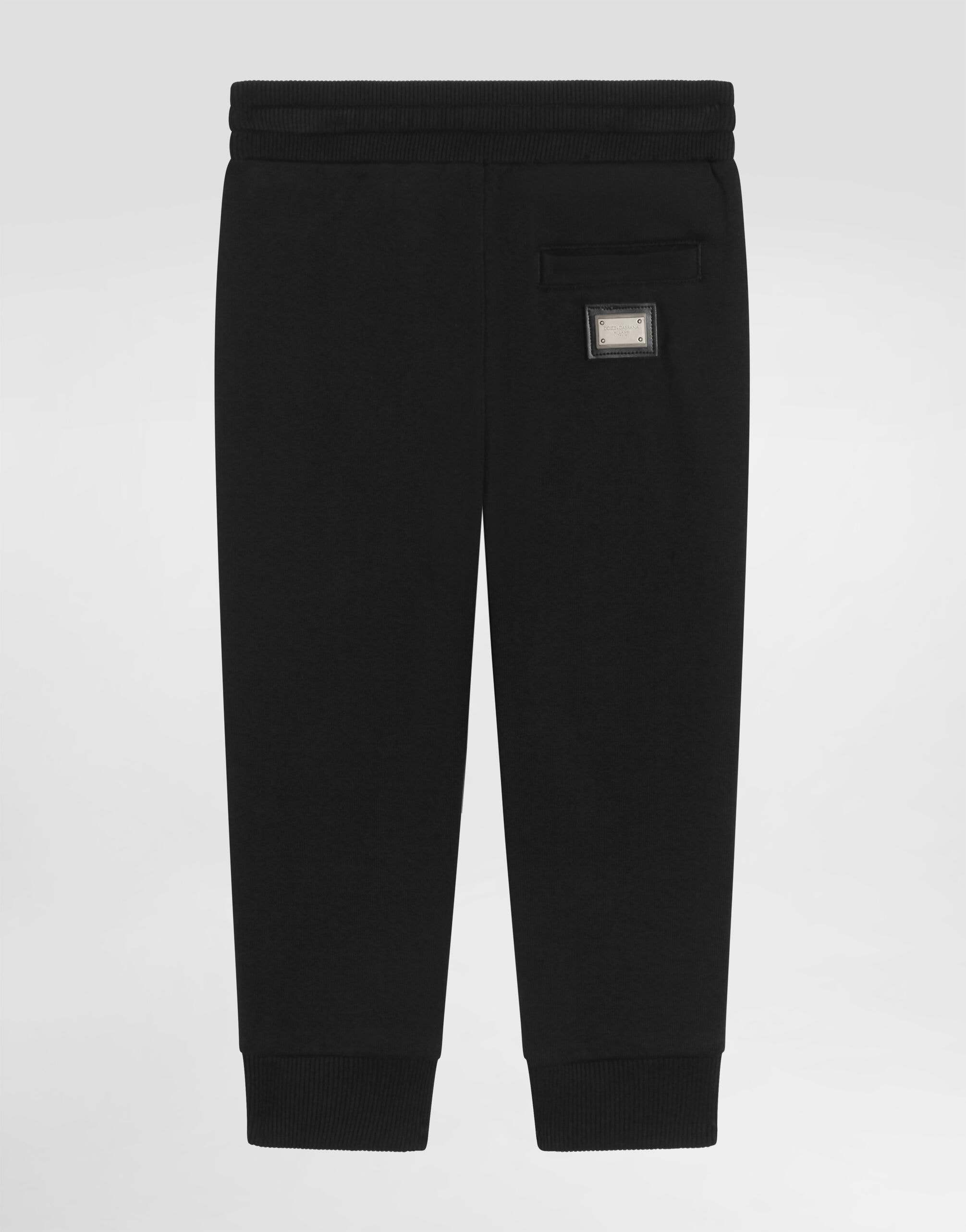 Bawełniane joggery Dolce & Gabbana Kids z logo DG