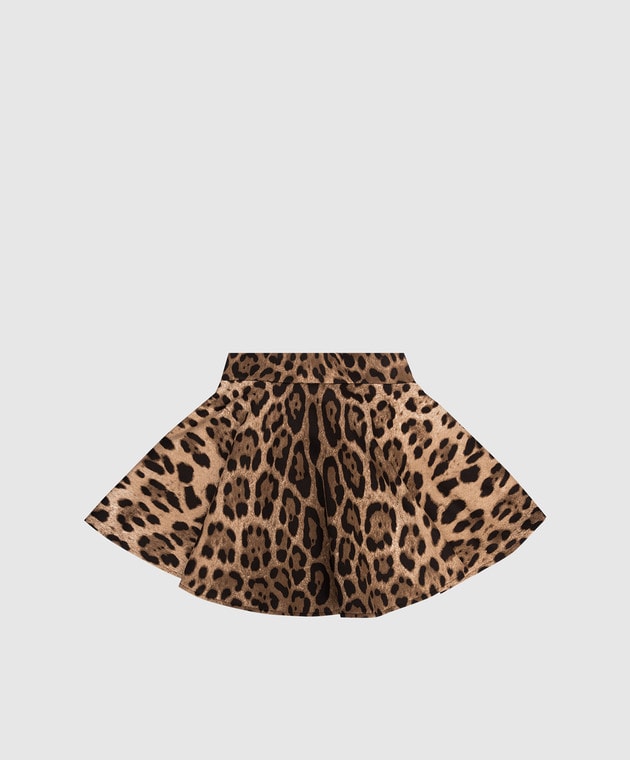 Spódnica Dolce & Gabbana Kids w panterkę