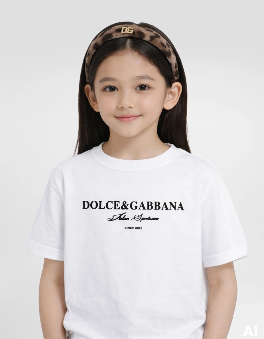 Обруч для волосся Dolce & Gabbana Kids з леопардовим принтом