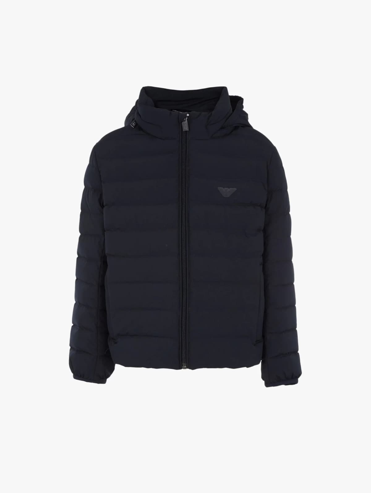 Emporio Armani Дитяча синя пухова куртка