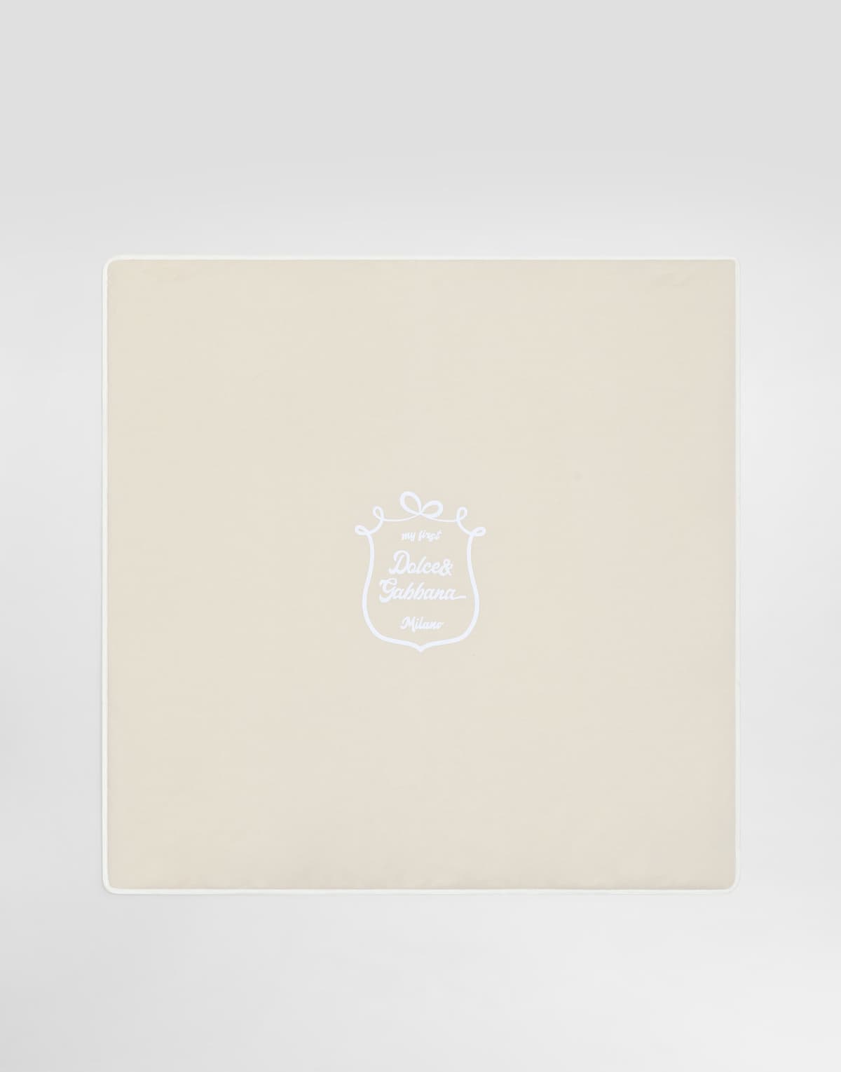 Dolce & Gabbana Kids Cotton Blanket My First with DG Print