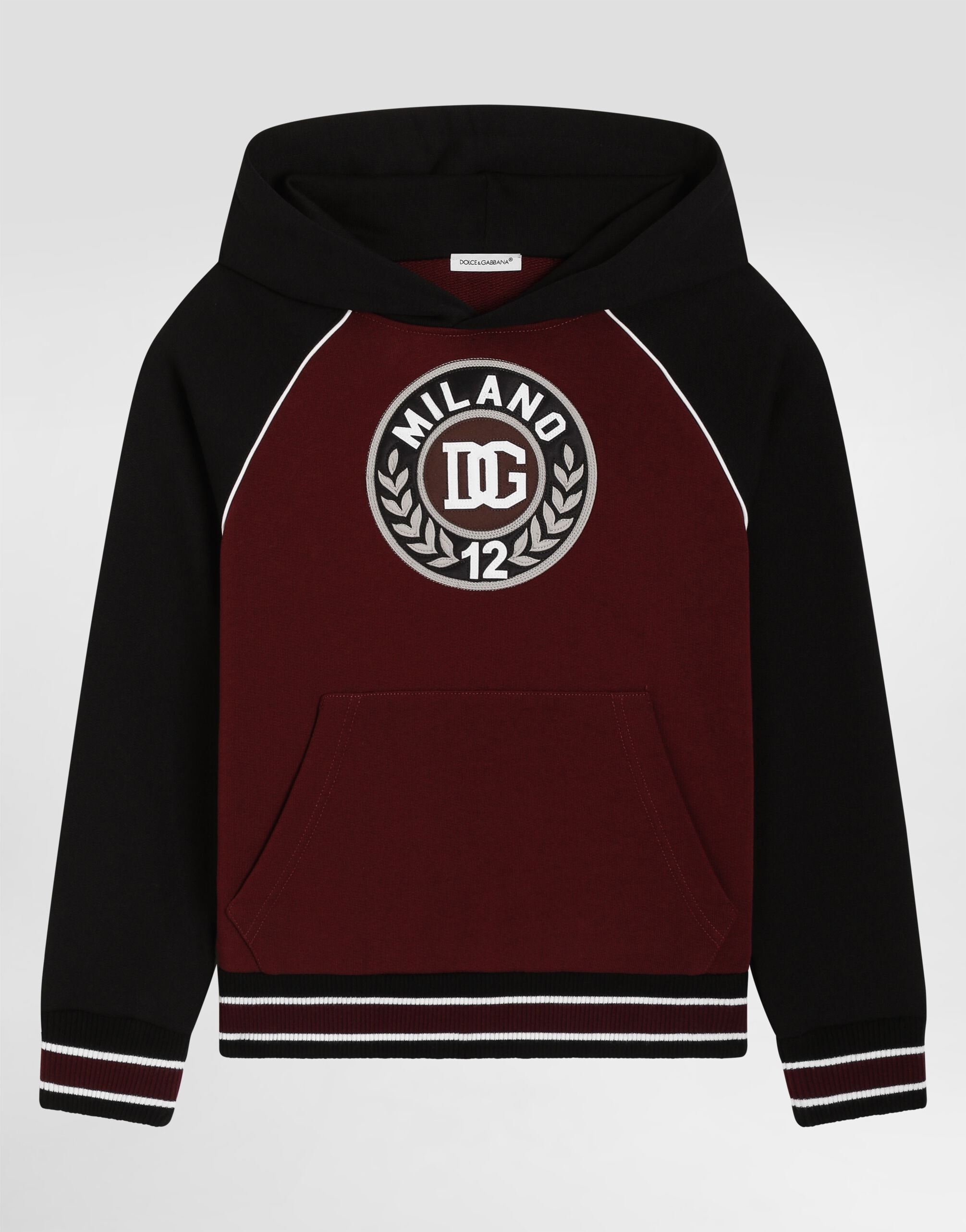 Худі Dolce & Gabbana Kids із вишивкою