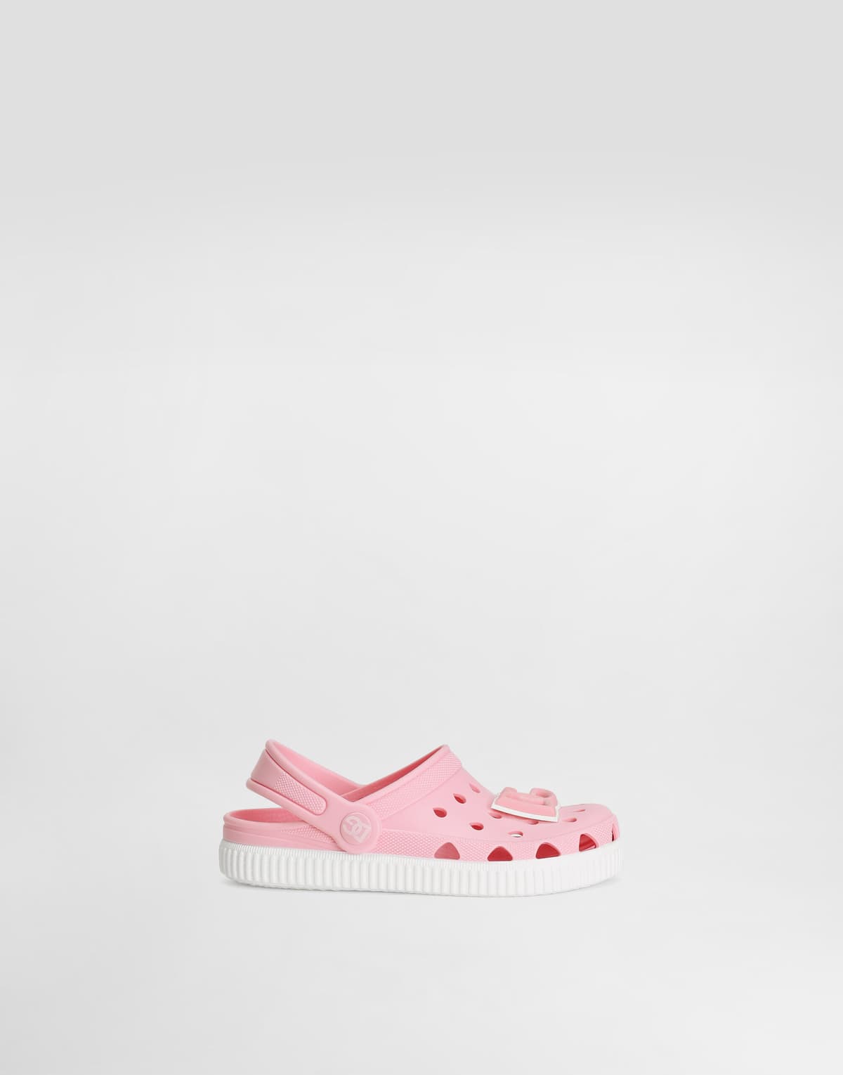 Dolce & Gabbana Kids Rubber Clog Slip-Ons with DG Logo