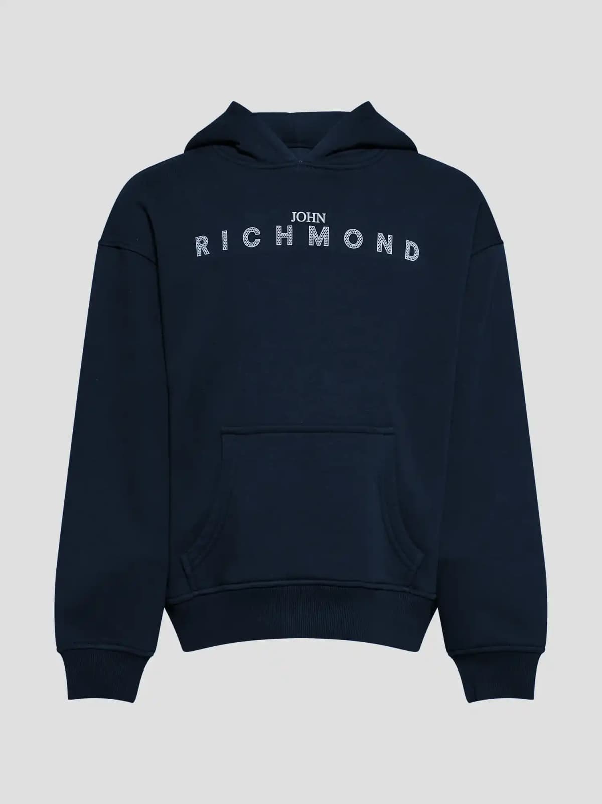 John Richmond Junior Dziecięca bluza z kapturem z nadrukiem logo