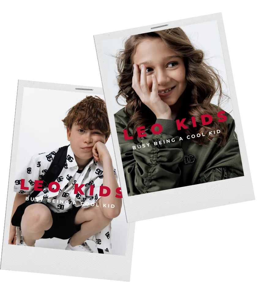 LEO KIDS boutique photo cards